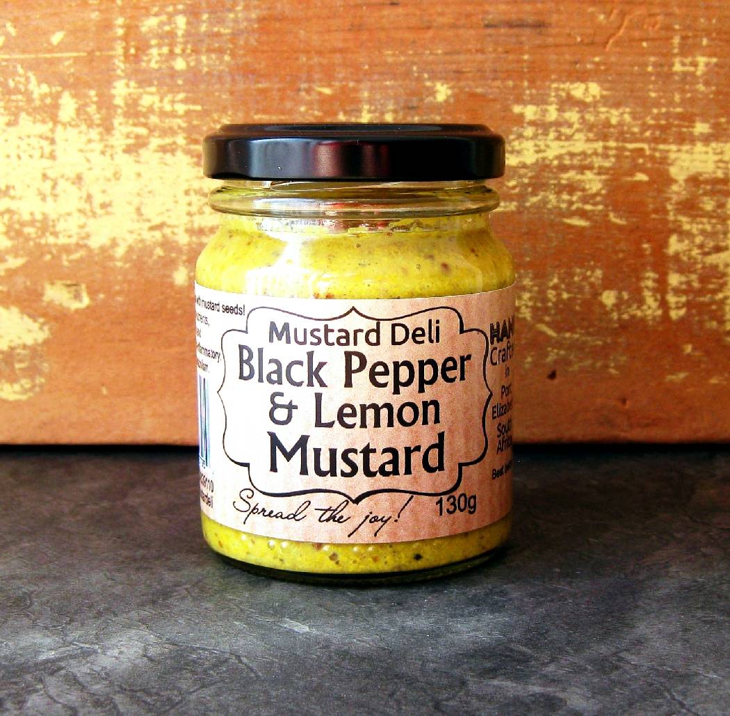 Black Pepper and Lemon Mustard