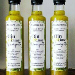 gin and lime vinaigrette